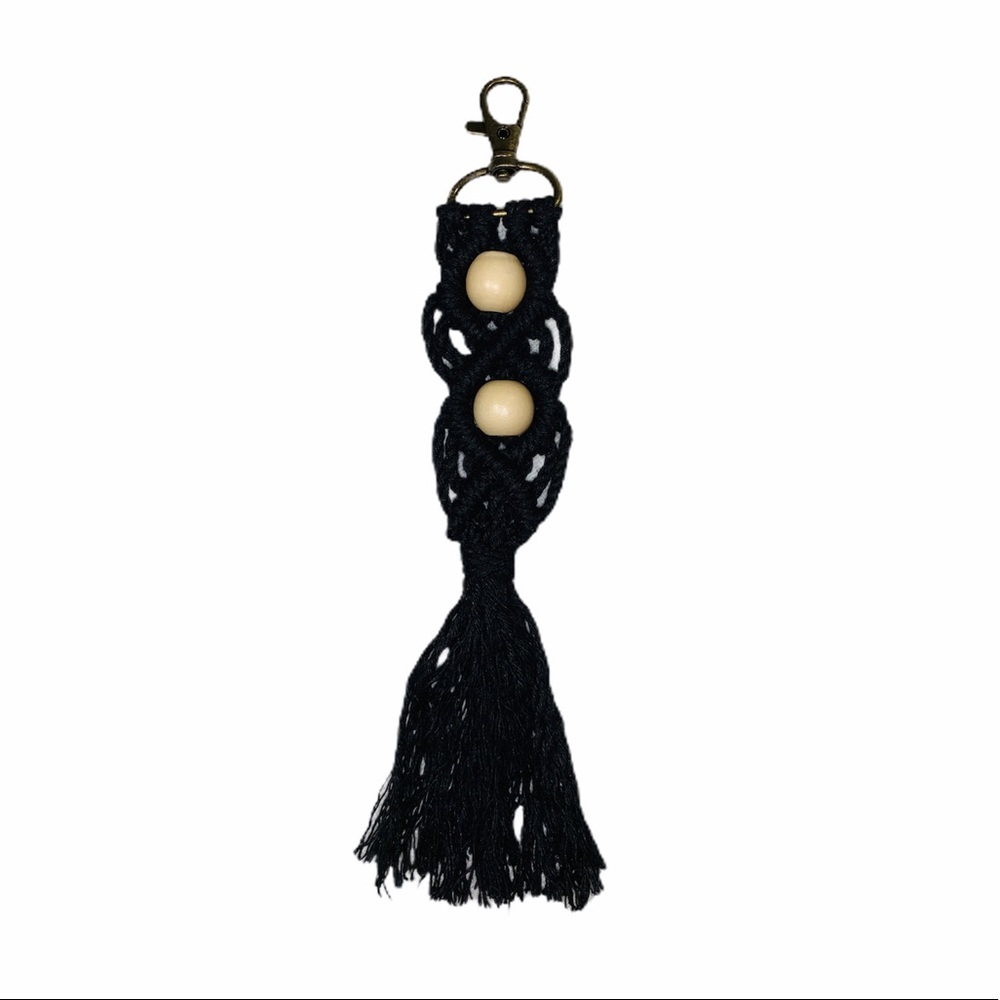 Boho Style Macrame Keychains, Customized Colors. - Picture 3 of 3
